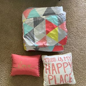 Girls full size comforter